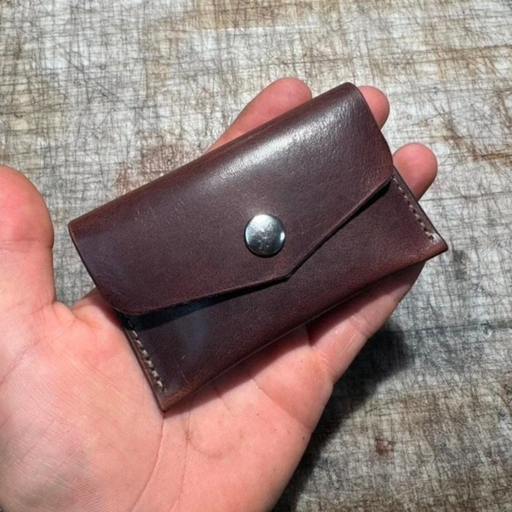 Handmade Horween‎ Dublin cardholder